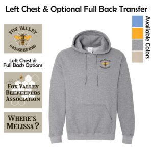 Fox Valley Beekeepers Hooded Sweatshirt