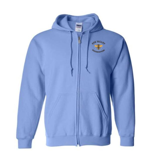 Fox Valley Beekeepers Full-Zip Hooded Sweatshirt - Image 2