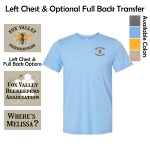Fox Valley Beekeepers Triblend Tee