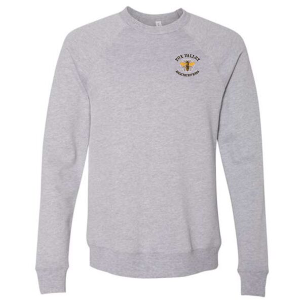 Fox Valley Beekeepers Raglan Crewneck Sweatshirt - Image 2