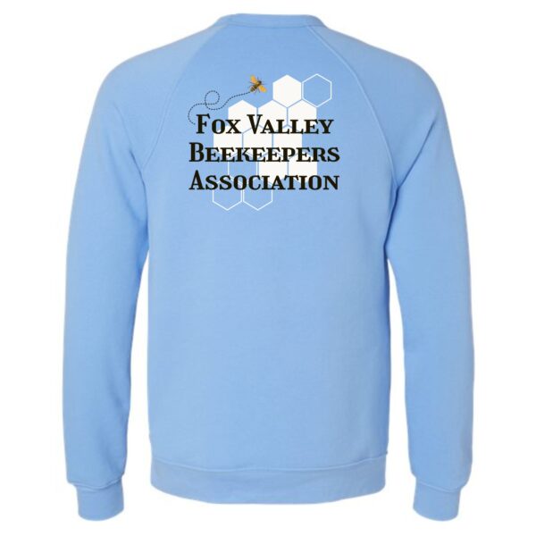 Fox Valley Beekeepers Raglan Crewneck Sweatshirt - Image 5
