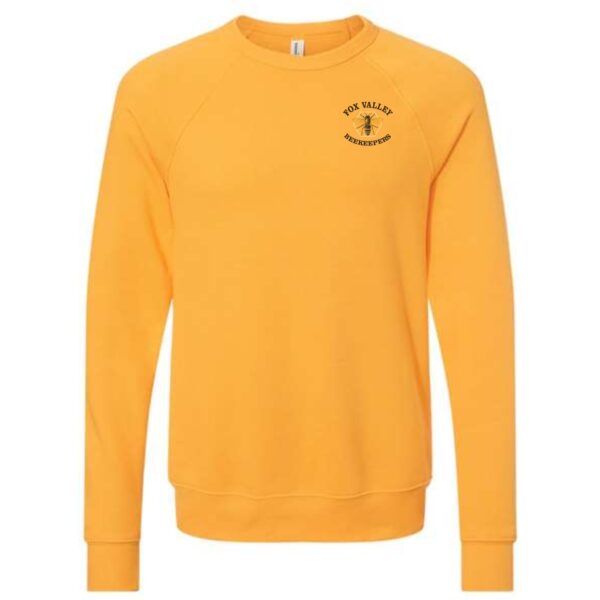 Fox Valley Beekeepers Raglan Crewneck Sweatshirt - Image 6