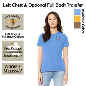 Fox Valley Beekeepers Ladies Relaxed Jersey Tee