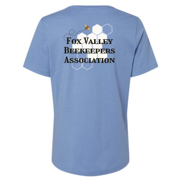 Fox Valley Beekeepers Ladies Relaxed Jersey Tee - Image 3