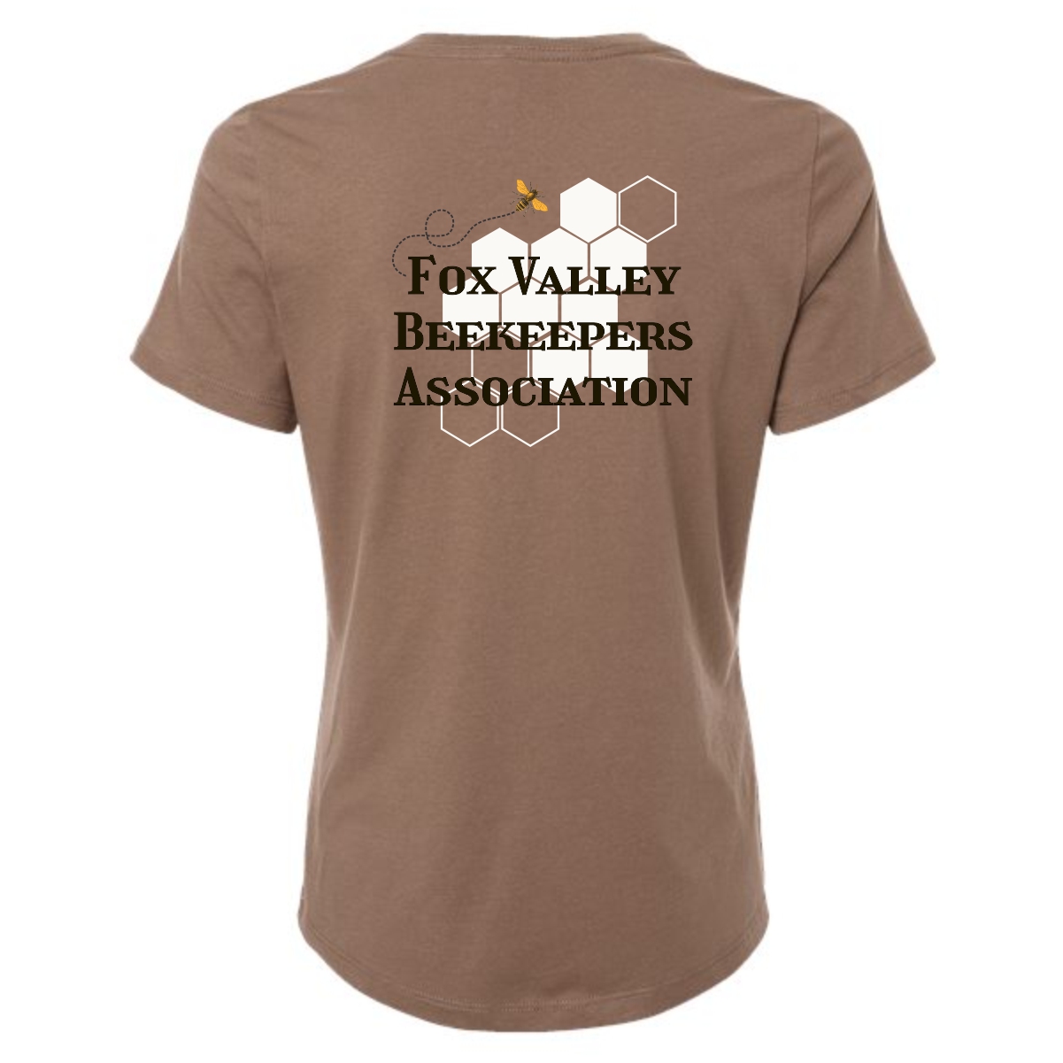 Fox Valley Beekeepers Ladies Relaxed Jersey Tee - Image 7