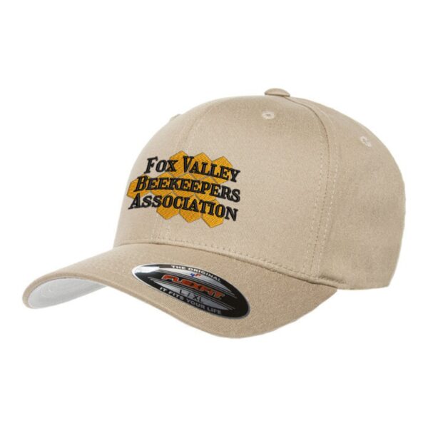 Fox Valley Beekeepers Flexfit Cotton Twill Cap - Image 4
