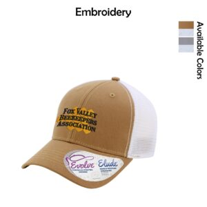 Fox Valley Beekeepers Ladies Modern Trucker Cap