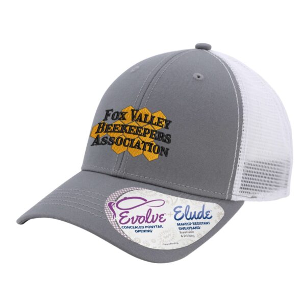 Fox Valley Beekeepers Ladies Modern Trucker Cap - Image 4
