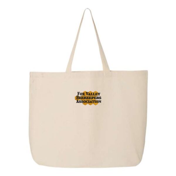 Fox Valley Beekeepers Jumbo Tote - Image 2