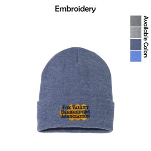 Fox Valley Beekeepers Solid Cuffed Beanie