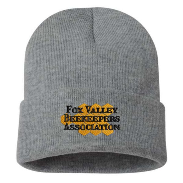 Fox Valley Beekeepers Solid Cuffed Beanie - Image 2