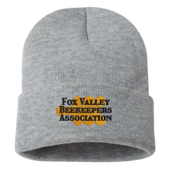 Fox Valley Beekeepers Solid Cuffed Beanie - Image 3