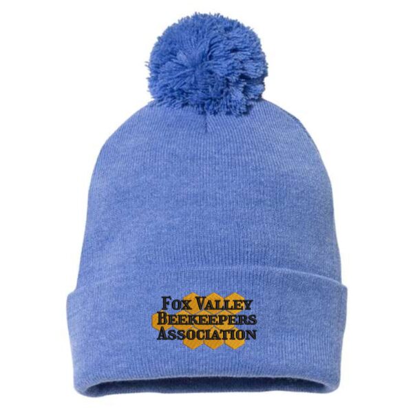 Fox Valley Beekeepers Pom-Pom Cuffed Beanie - Image 5