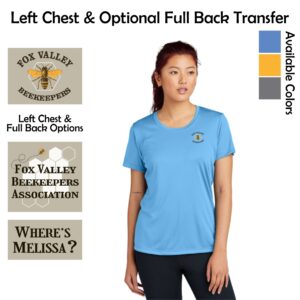 Fox Valley Beekeepers Ladies Performance Tee