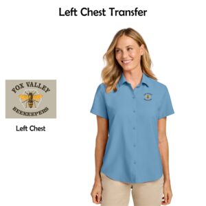 Fox Valley Beekeepers Ladies Short Sleeve Shirt