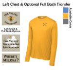Fox Valley Beekeepers Performance Long Sleeve Tee