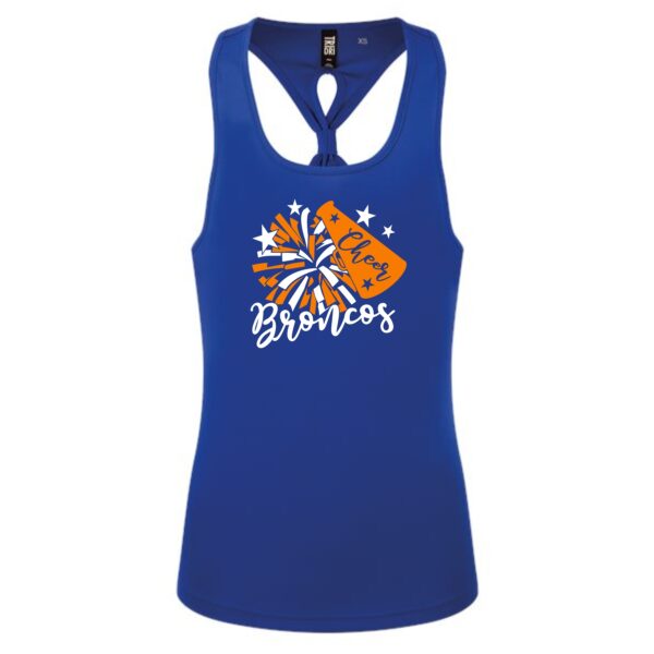 Genoa-Kingston Broncos Cheer Ladies Tank - Image 2
