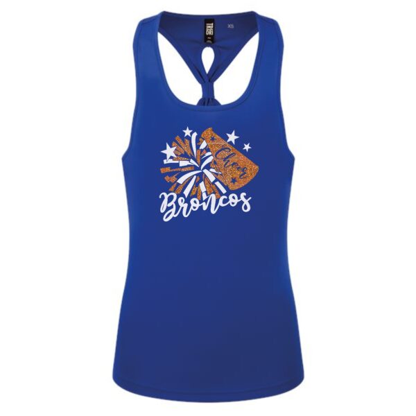 Genoa-Kingston Broncos Cheer Ladies Tank - Image 3