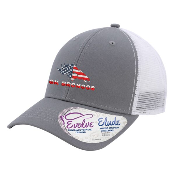 Genoa-Kingston Broncos Ladies Modern Trucker Cap - Image 2