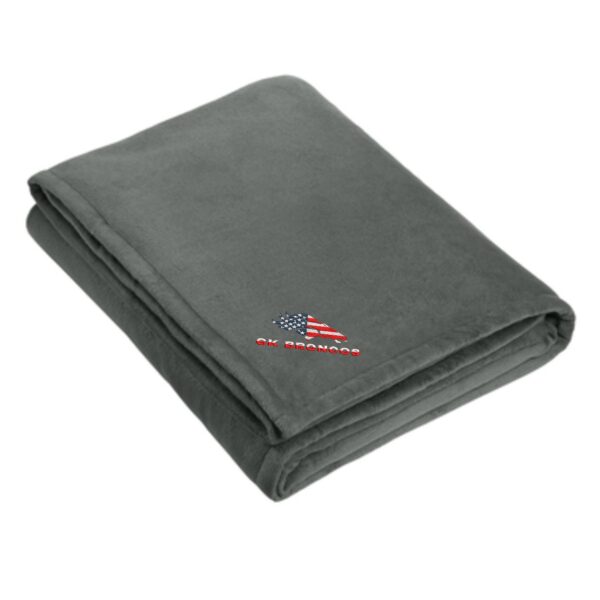 Genoa-Kingston Broncos Mountain Lodge Blanket - Image 2
