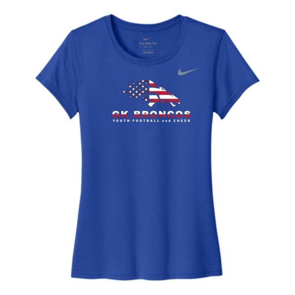 Genoa-Kingston Broncos Ladies Nike Tee - Image 4