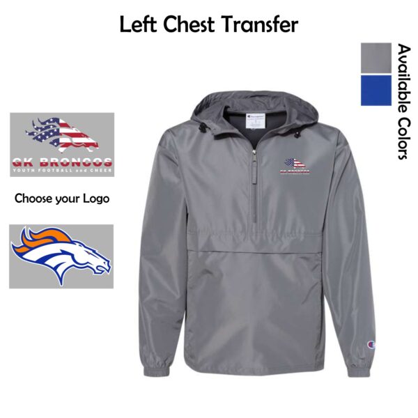 Genoa-Kingston Broncos Adult Packable Anorak Jacket