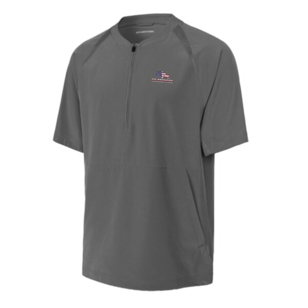 Genoa-Kingston Broncos Adult & Youth 1/2-Zip Short Sleeve Jacket - Image 2