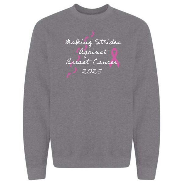 UW Health Strides Against Breast Cancer Crewneck Sweatshirt - Image 3