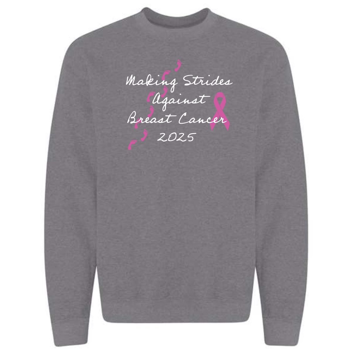 UW Health Strides Against Breast Cancer Crewneck Sweatshirt - Image 3