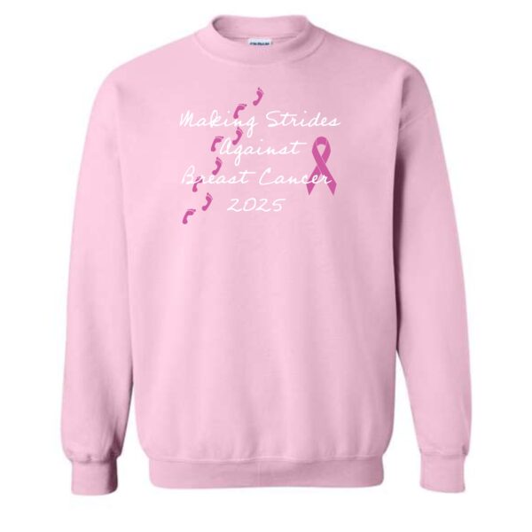 UW Health Strides Against Breast Cancer Crewneck Sweatshirt - Image 4