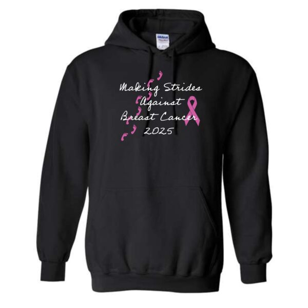 UW Health Strides Against Breast Cancer Hooded Sweatshirt - Image 2