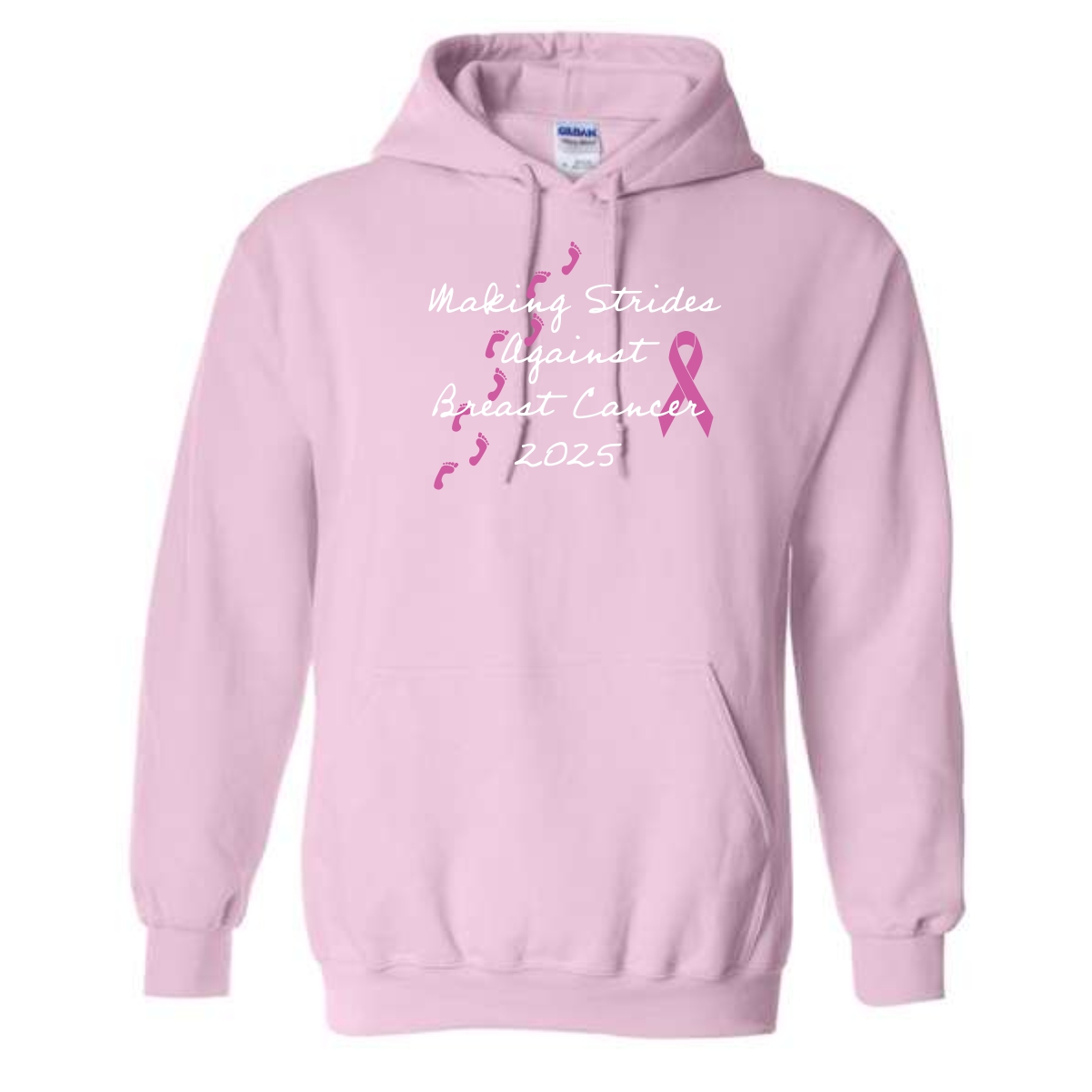 UW Health Strides Against Breast Cancer Hooded Sweatshirt - Image 4