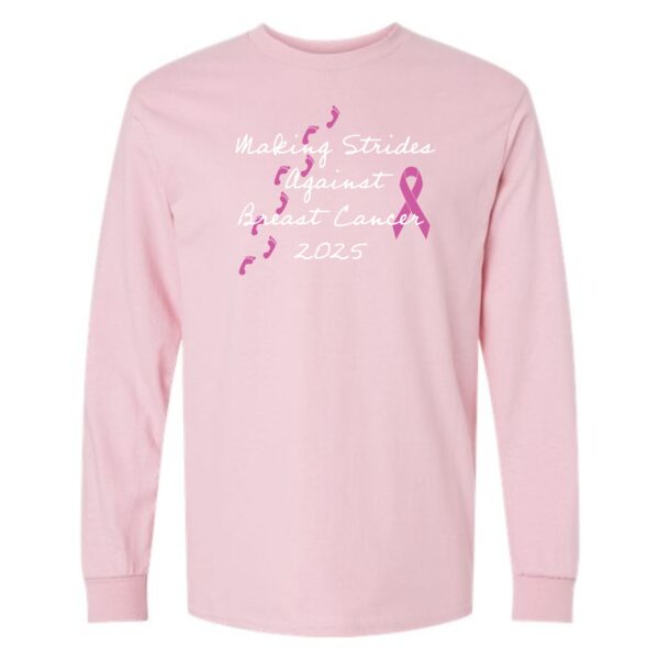UW Health Strides Against Breast Cancer Long Sleeve T-Shirt - Image 4