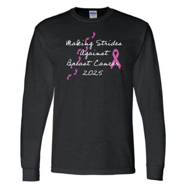 UW Health Strides Against Breast Cancer Long Sleeve T-Shirt - Image 2