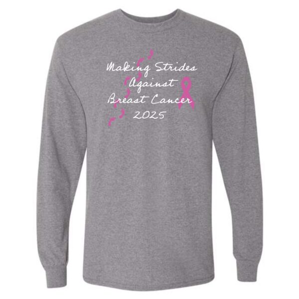 UW Health Strides Against Breast Cancer Long Sleeve T-Shirt - Image 3