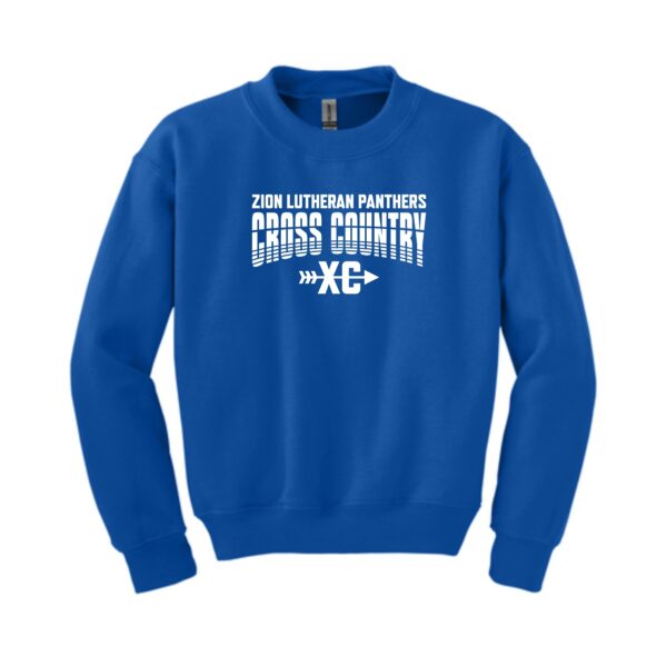 Zion Spiritwear 01 Cross Country Youth Crewneck Sweatshirt - Image 2