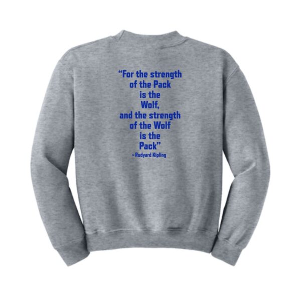 Zion Spiritwear 01 Cross Country Youth Crewneck Sweatshirt - Image 5
