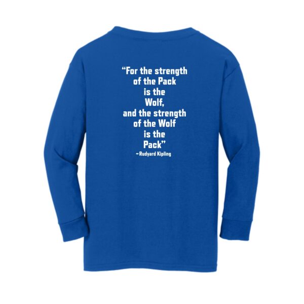 Zion Spiritwear 01 Cross Country Youth Long Sleeve T-Shirt - Image 3