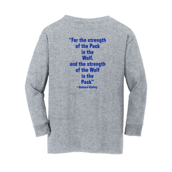 Zion Spiritwear 01 Cross Country Youth Long Sleeve T-Shirt - Image 5