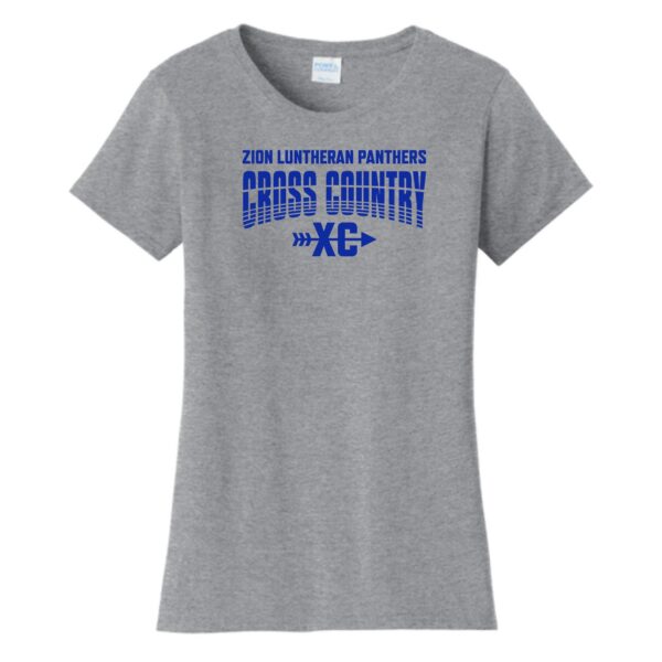 Zion Spiritwear 01 Cross Country Ladies T-Shirt - Image 2