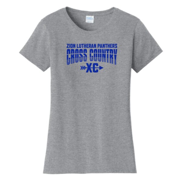Zion Spiritwear 01 Cross Country Ladies T-Shirt - Image 2
