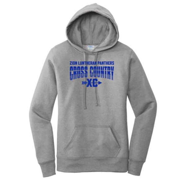 Zion Spiritwear 01 Cross Country Ladies Hooded Sweatshirt - Image 2