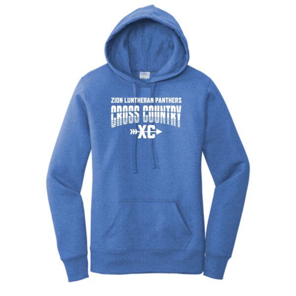 Zion Spiritwear 01 Cross Country Ladies Hooded Sweatshirt - Image 4