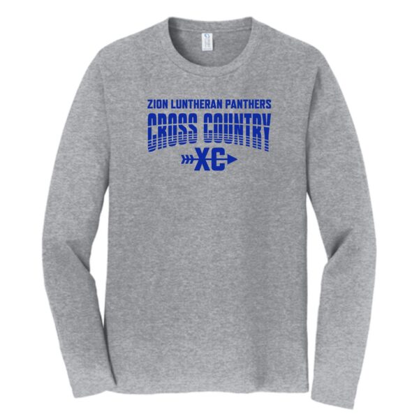 Zion Spiritwear 01 Cross Country Adult Long Sleeve T-Shirt - Image 2