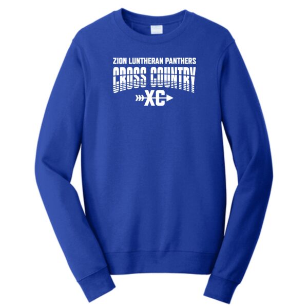 Zion Spiritwear 01 Cross Country Adult Crewneck Sweatshirt - Image 4