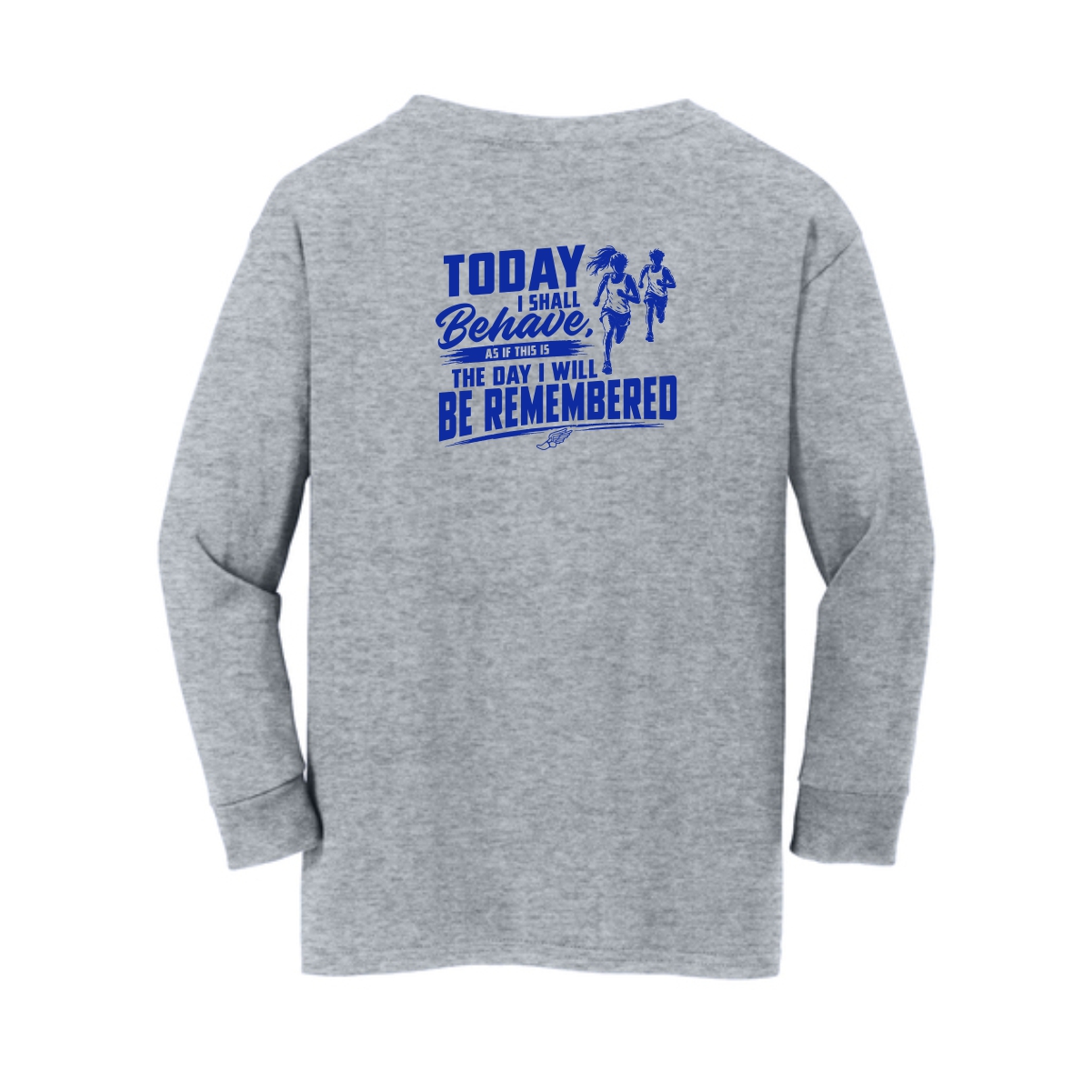 Zion Spiritwear 01 Cross Country Youth Long Sleeve T-Shirt - Image 5