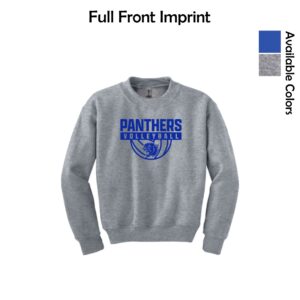 Zion Spiritwear 02 Volleyball Youth Crewneck Sweatshirt