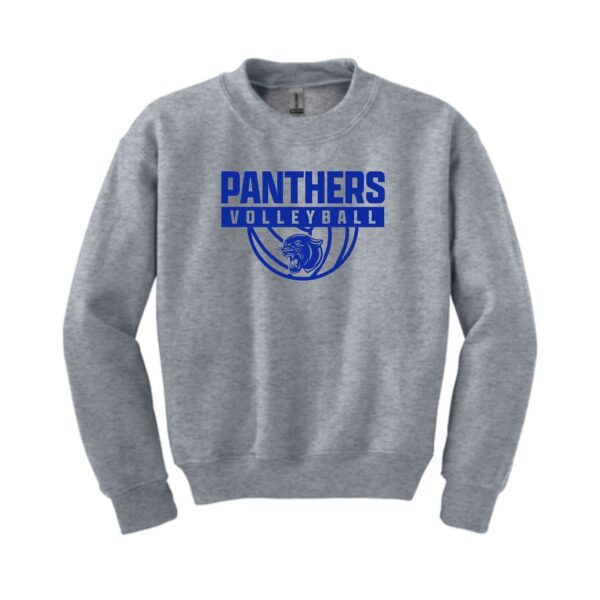 Zion Spiritwear 02 Volleyball Youth Crewneck Sweatshirt - Image 3