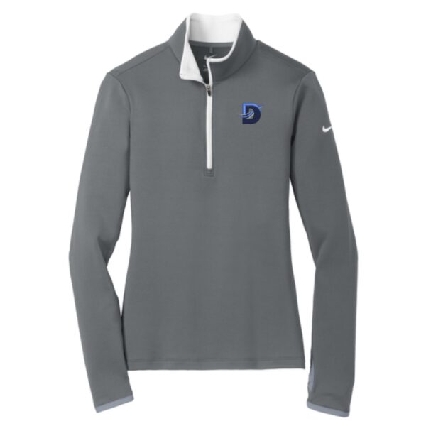 Demco Ladies Nike 1/2-Zip Cover-Up - Image 2