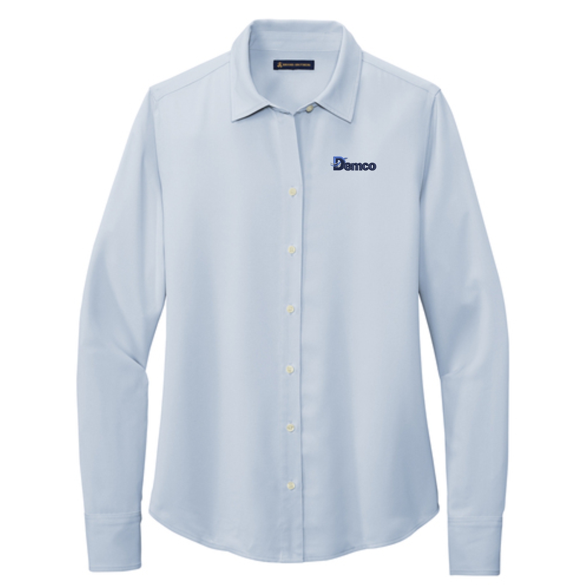 Demco Ladies Brooks Brothers Full-Button Satin Blouse - Image 3